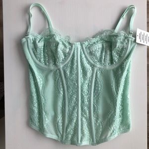 Modern Love Corset BNWT Light Blue